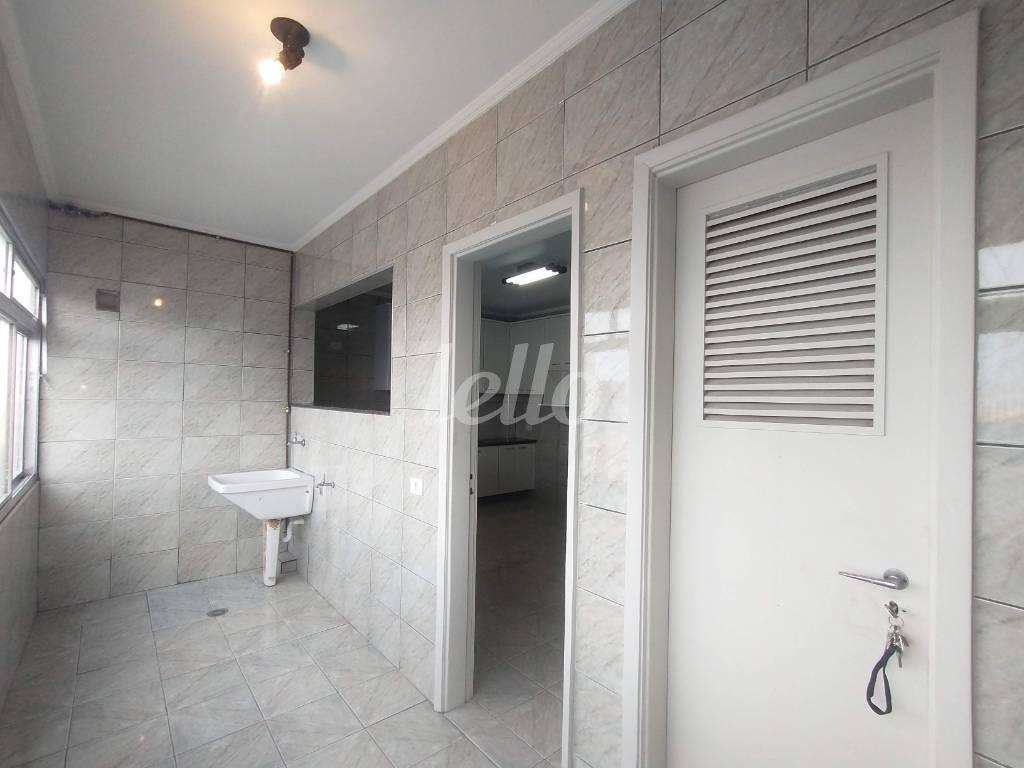 ÁREA DE SERVIÇO de Apartamento para alugar, Padrão com 90 m², 2 quartos e 1 vaga em Mooca - São Paulo