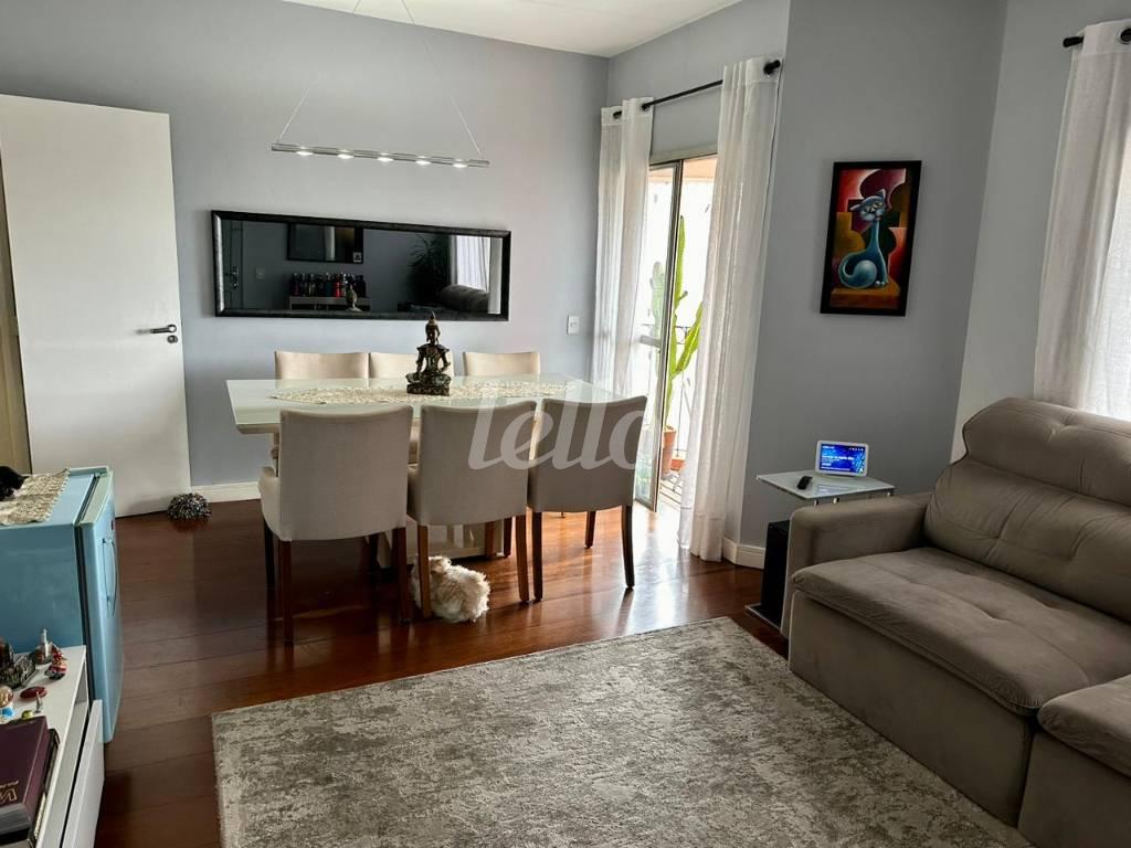 SALA de Apartamento à venda, Padrão com 80 m², 3 quartos e 1 vaga em Chácara Inglesa - São Paulo