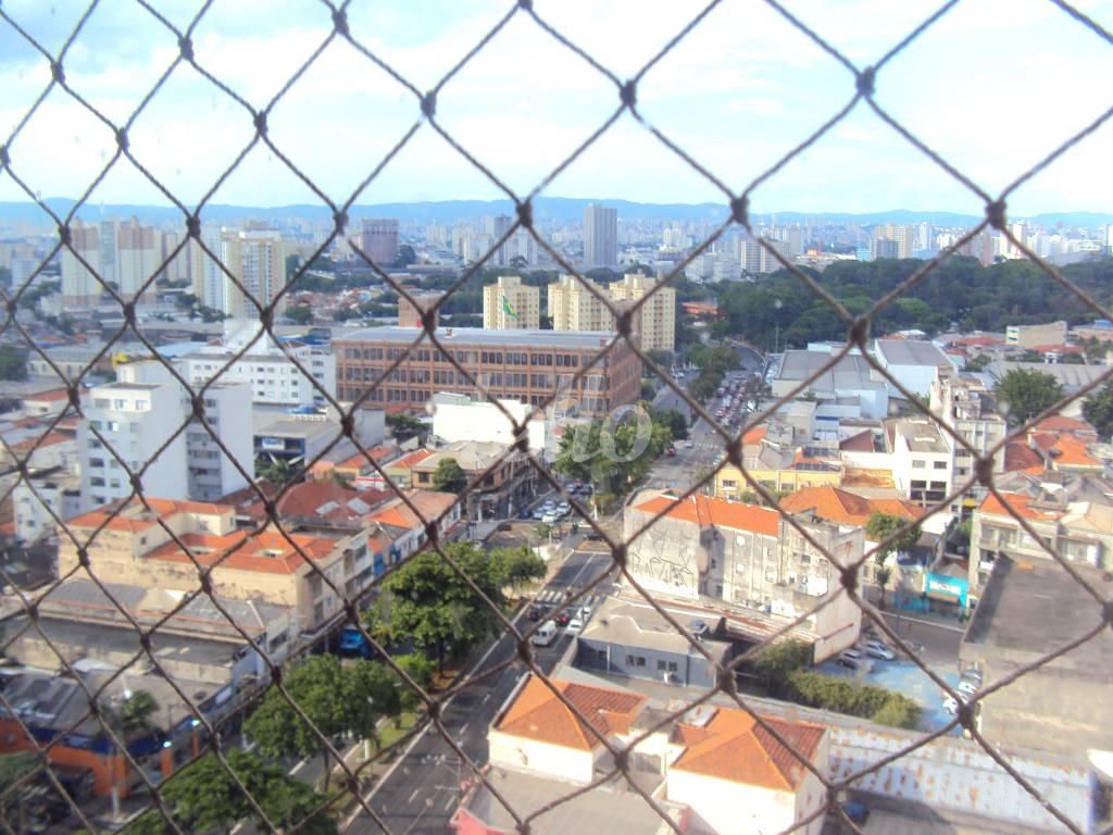 VISTA SALA de Apartamento à venda, Padrão com 53 m², 1 quarto e 1 vaga em Mooca - São Paulo