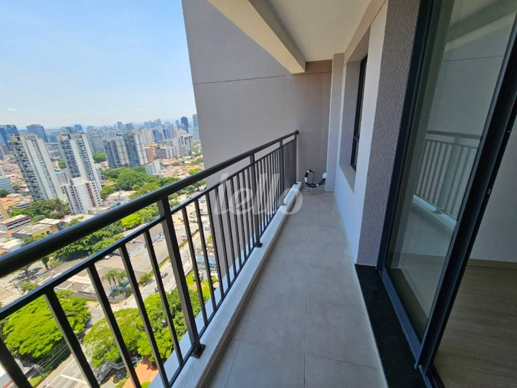 SACADA de Apartamento à venda, Padrão com 33 m², 1 quarto e 1 vaga em Santo Amaro - São Paulo