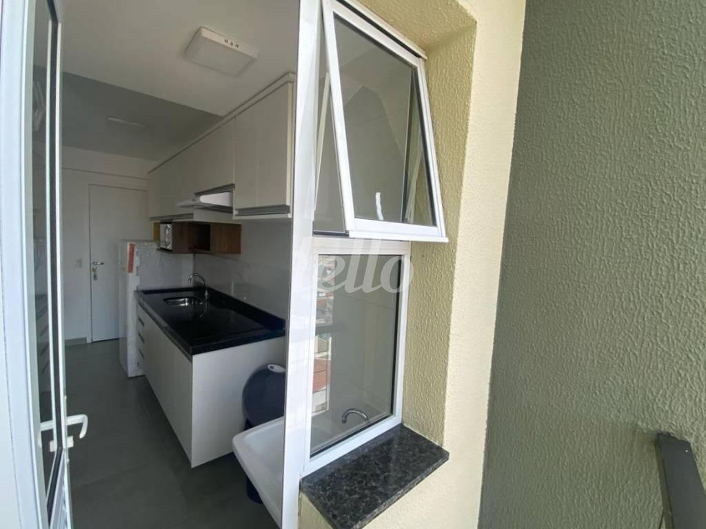ÁREA DE SERVIÇO de Apartamento para alugar, Padrão com 53 m², 2 quartos e 1 vaga em Vila São Pedro - Santo André