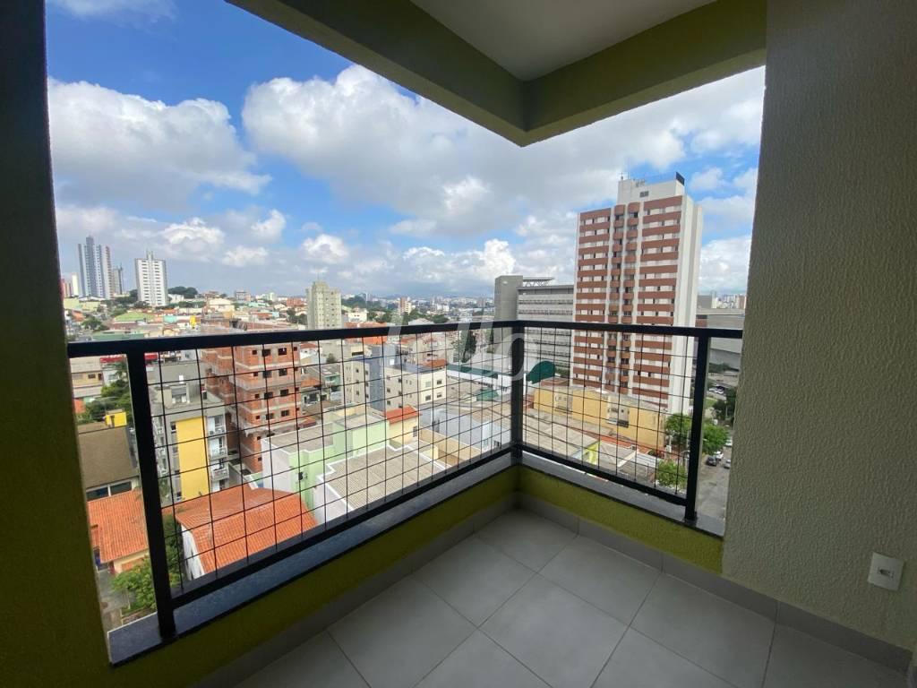 SACADA de Apartamento para alugar, Padrão com 53 m², 2 quartos e 1 vaga em Vila São Pedro - Santo André