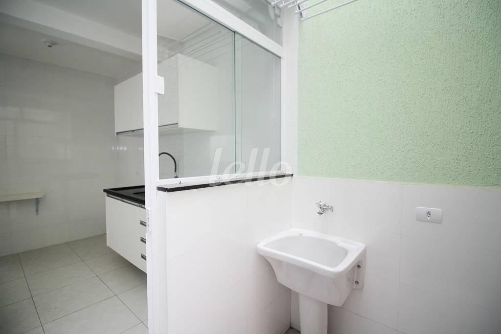 ÁREA DE SERVIÇO de Casa para alugar, sobrado com 32 m², 1 quarto e em Vila Brasilio Machado - São Paulo
