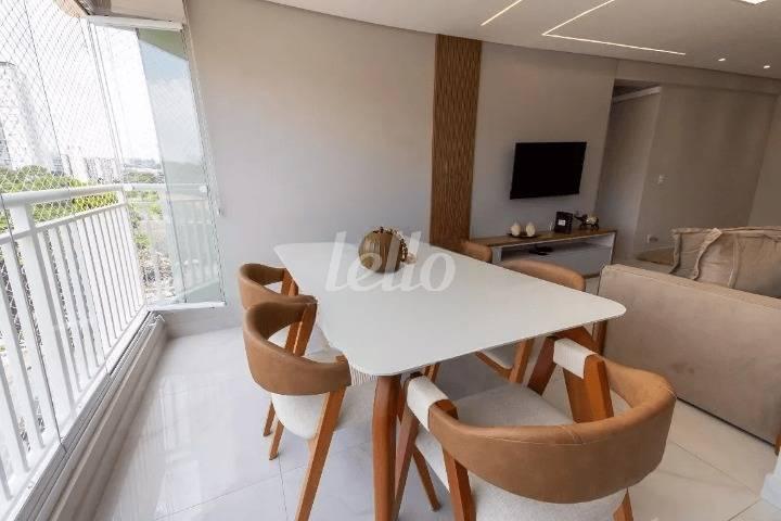 VARANDA de Apartamento à venda, Padrão com 64 m², 2 quartos e 1 vaga em Vila Prudente - São Paulo