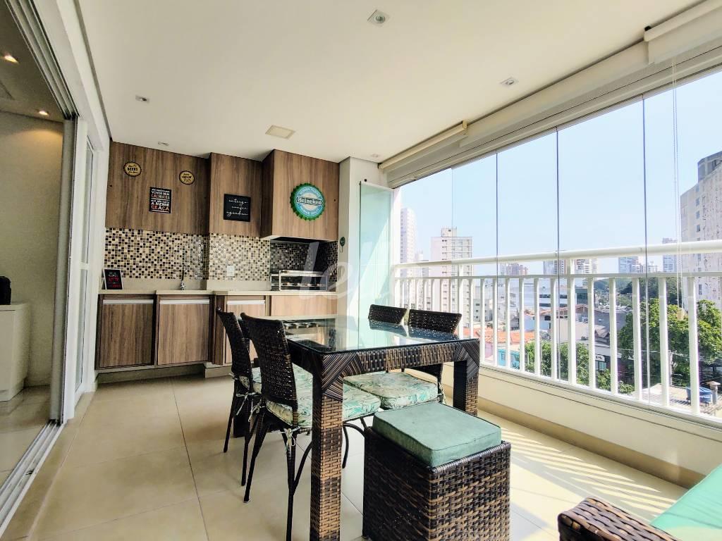 VARANDA GOURMET de Apartamento à venda, Padrão com 87 m², 2 quartos e 2 vagas em Vila Prudente - São Paulo