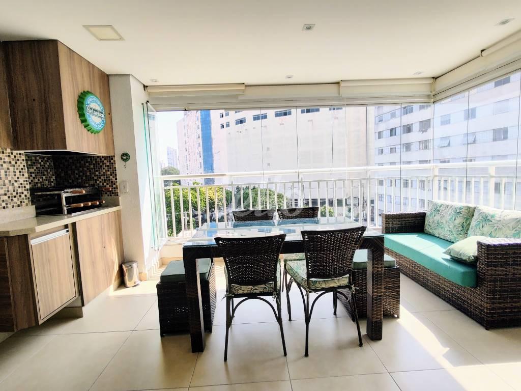 VARANDA GOURMET de Apartamento à venda, Padrão com 87 m², 2 quartos e 2 vagas em Vila Prudente - São Paulo