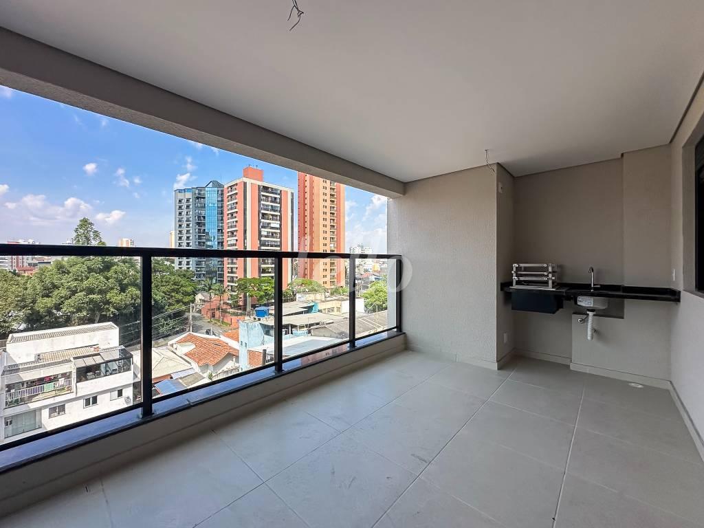 SACADA VARANDA de Apartamento à venda, Padrão com 87 m², 2 quartos e 2 vagas em Vila Bastos - Santo André