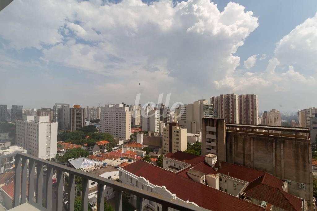 SACADA de Apartamento para alugar, Padrão com 40 m², e 1 vaga em Vila Mariana - São Paulo
