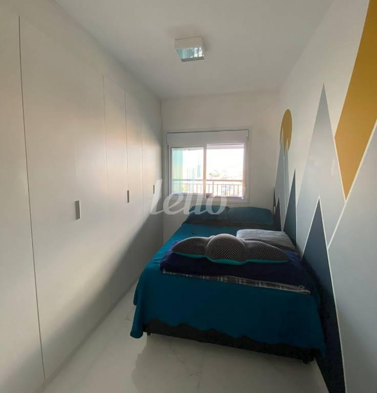 DORMITORIO de Apartamento para alugar, Padrão com 75 m², 2 quartos e 1 vaga em Parque da Mooca - São Paulo