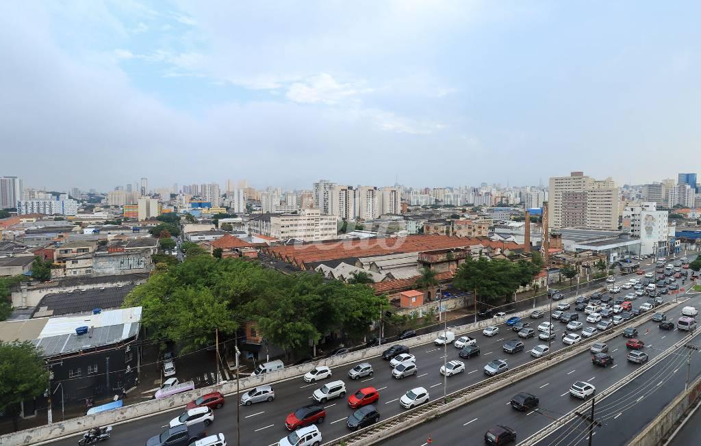 SACADA de Apartamento para alugar, Padrão com 30 m², 1 quarto e em Brás - São Paulo