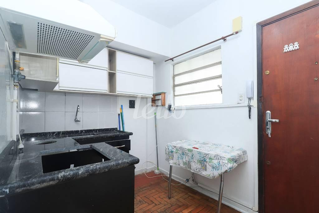 COZINHA de Apartamento para alugar, Padrão com 30 m², 1 quarto e em Brás - São Paulo