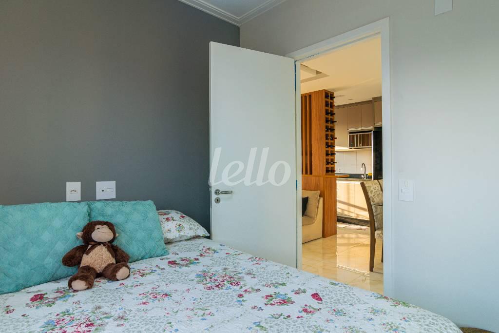 DORMITORIO 1 de Apartamento para alugar, Padrão com 45 m², 2 quartos e 1 vaga em Vila Invernada - São Paulo