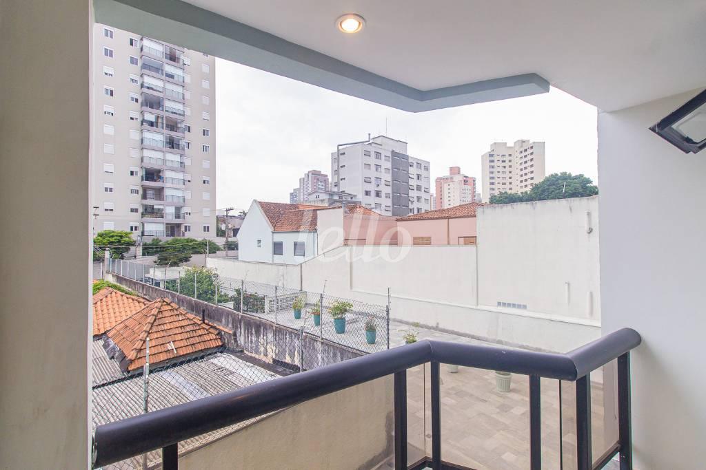 SACADA de Apartamento para alugar, Padrão com 35 m², 1 quarto e 1 vaga em Vila Clementino - São Paulo