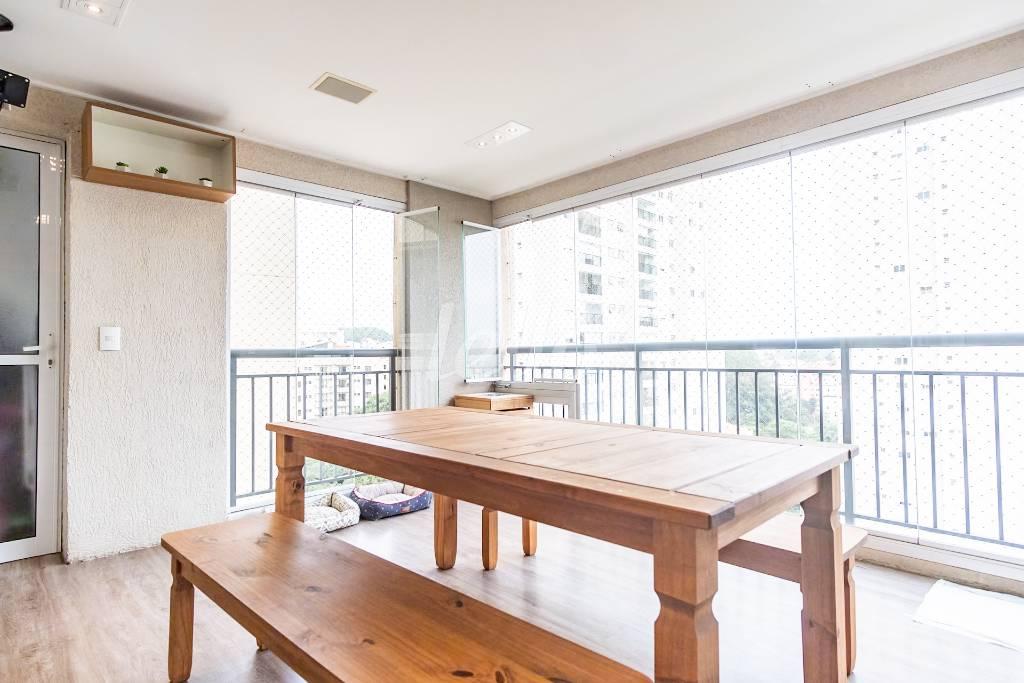 VARANDA GOURMET de Apartamento à venda, Padrão com 82 m², 3 quartos e 1 vaga em Tucuruvi - São Paulo