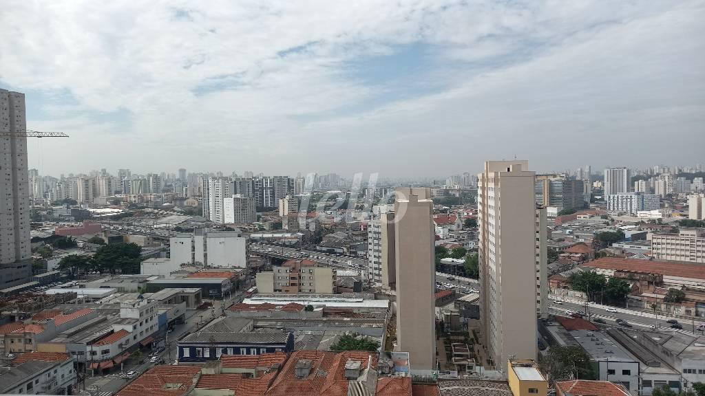 VISTA DA SACADA de Apartamento à venda, Padrão com 50 m², 2 quartos e 1 vaga em Brás - São Paulo