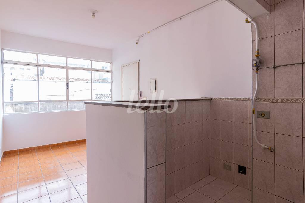 COZINHA de Apartamento para alugar, Padrão com 33 m², 1 quarto e em Campos Elíseos - São Paulo
