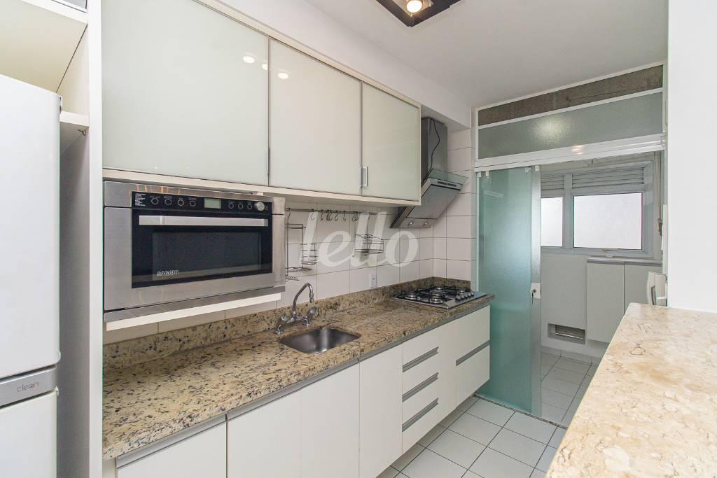 COZINHA de Apartamento para alugar, Padrão com 73 m², 2 quartos e 1 vaga em Vila Clementino - São Paulo