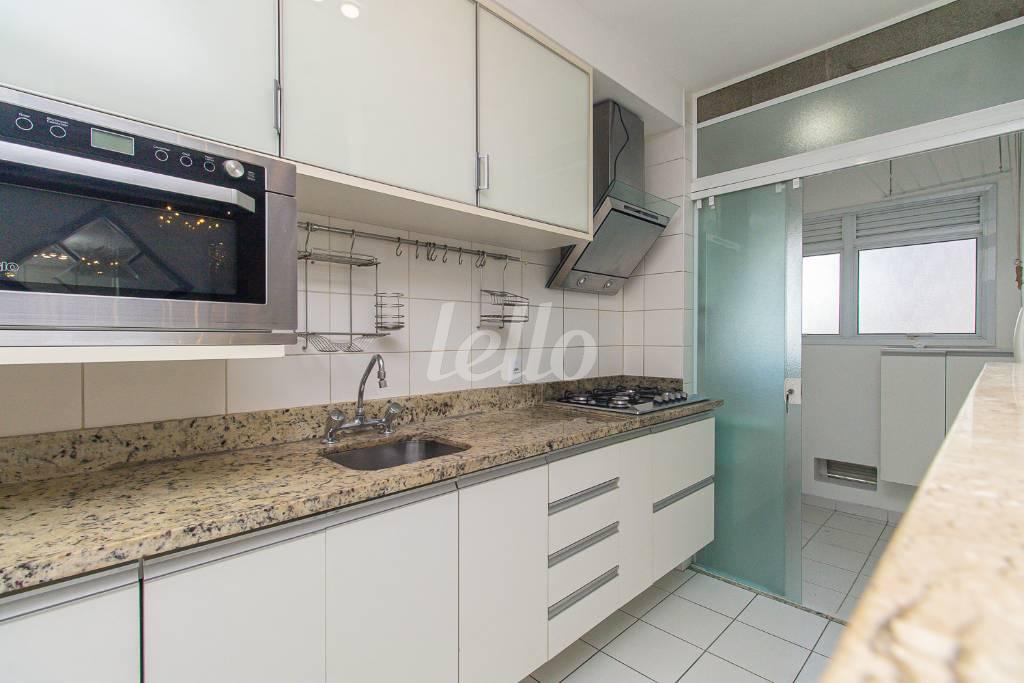 COZINHA de Apartamento para alugar, Padrão com 73 m², 2 quartos e 1 vaga em Vila Clementino - São Paulo