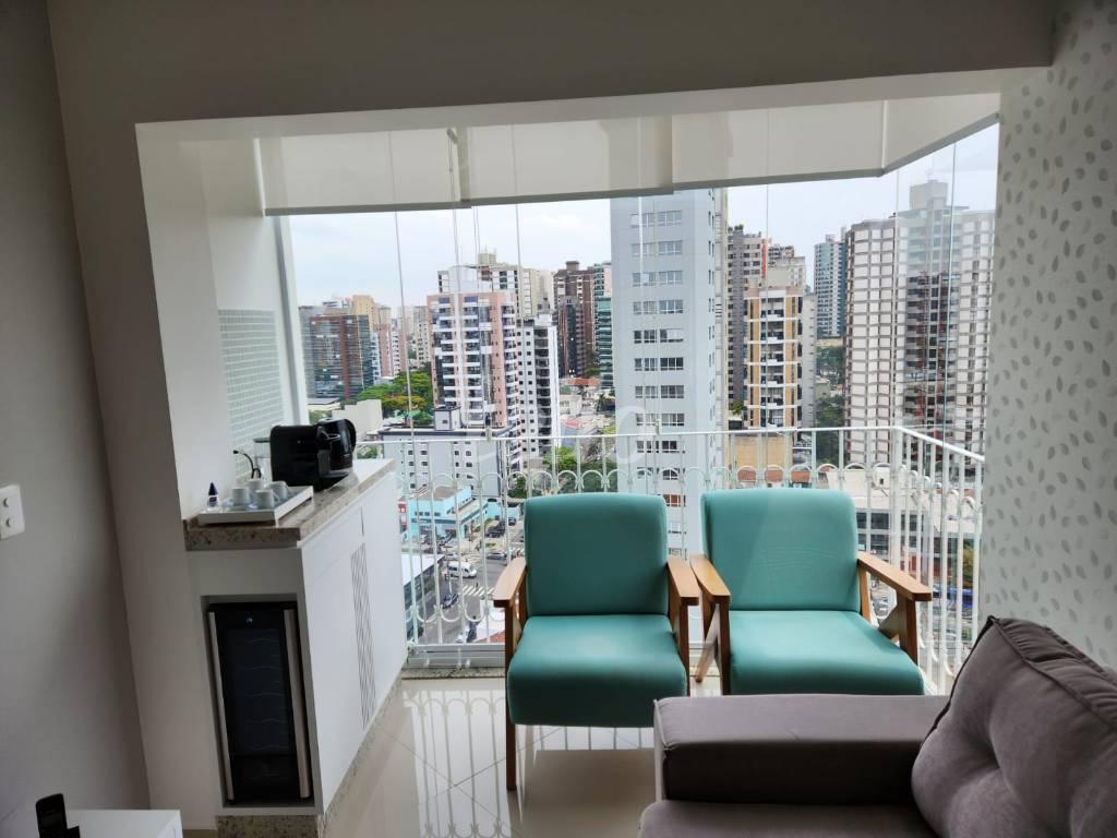 SALA de Apartamento à venda, Padrão com 80 m², 3 quartos e 2 vagas em Jardim - Santo André