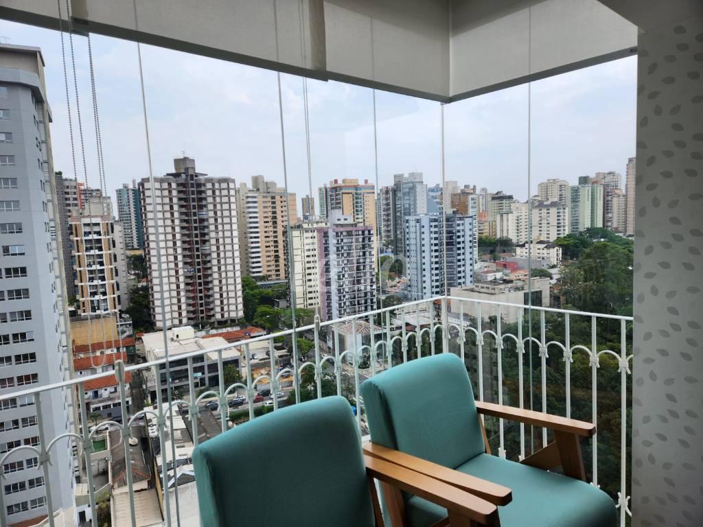 VARANDA de Apartamento à venda, Padrão com 80 m², 3 quartos e 2 vagas em Jardim - Santo André