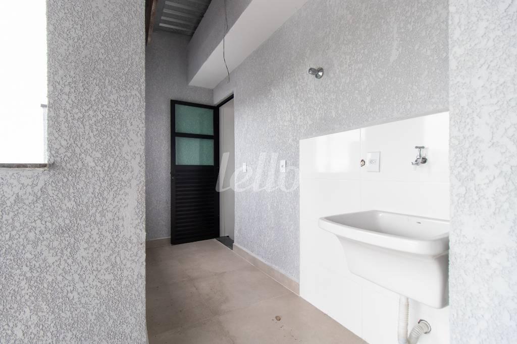 ÁREA DE SERVIÇO de Apartamento para alugar, cobertura - Padrão com 125 m², 2 quartos e 2 vagas em Vila Pires - Santo André