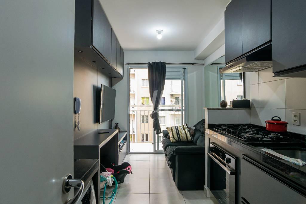 COZINHA de Apartamento à venda, Padrão com 28 m², 1 quarto e em Cambuci - São Paulo