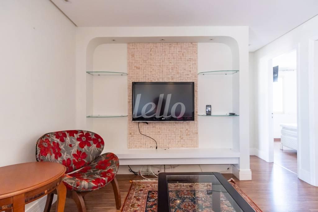 SALA de Apartamento para alugar, Padrão com 80 m², 2 quartos e 1 vaga em Mooca - São Paulo