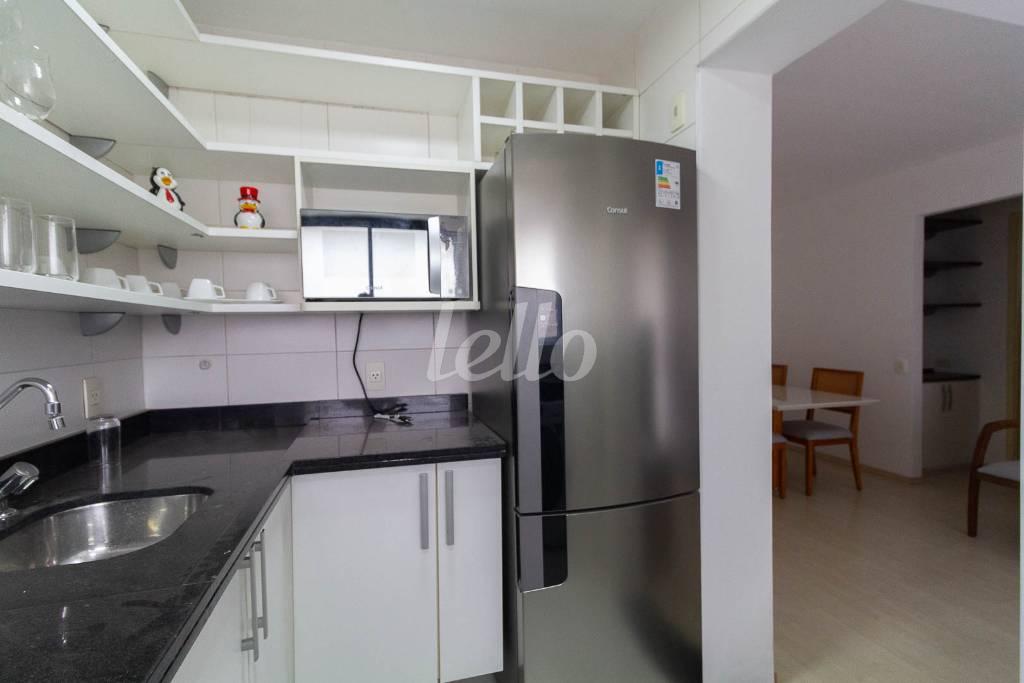 COZINHA de Apartamento para alugar, Padrão com 45 m², 1 quarto e 1 vaga em Jardim Paulista - São Paulo