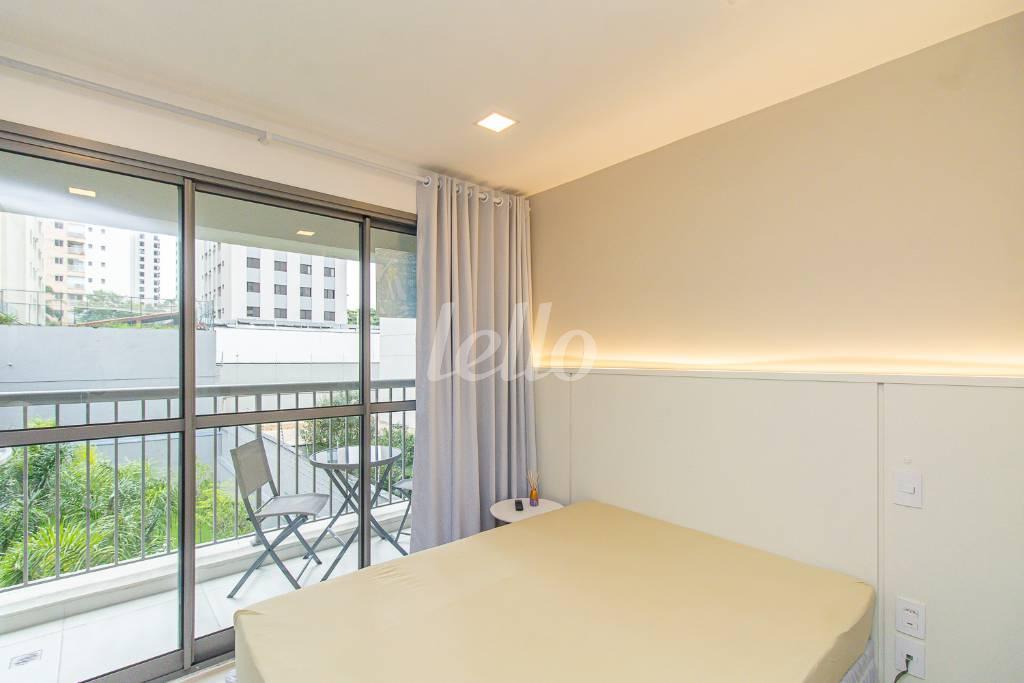 DORMITORIO de Apartamento para alugar, Padrão com 25 m², 1 quarto e em Ipiranga - São Paulo