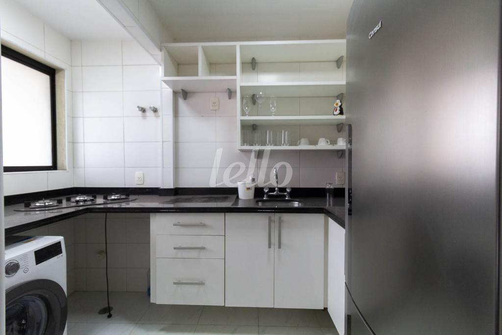 COZINHA de Apartamento para alugar, Padrão com 45 m², 1 quarto e 1 vaga em Jardim Paulista - São Paulo