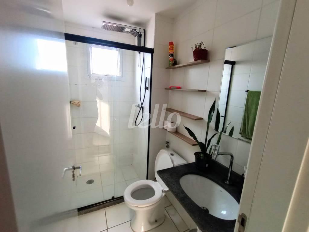 BANHEIRO de Apartamento à venda, Padrão com 48 m², 2 quartos e 1 vaga em Sacomã - São Paulo