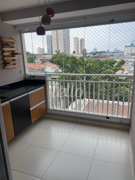 VARANDA de Apartamento à venda, Padrão com 48 m², 2 quartos e 1 vaga em Vila Bertioga - São Paulo
