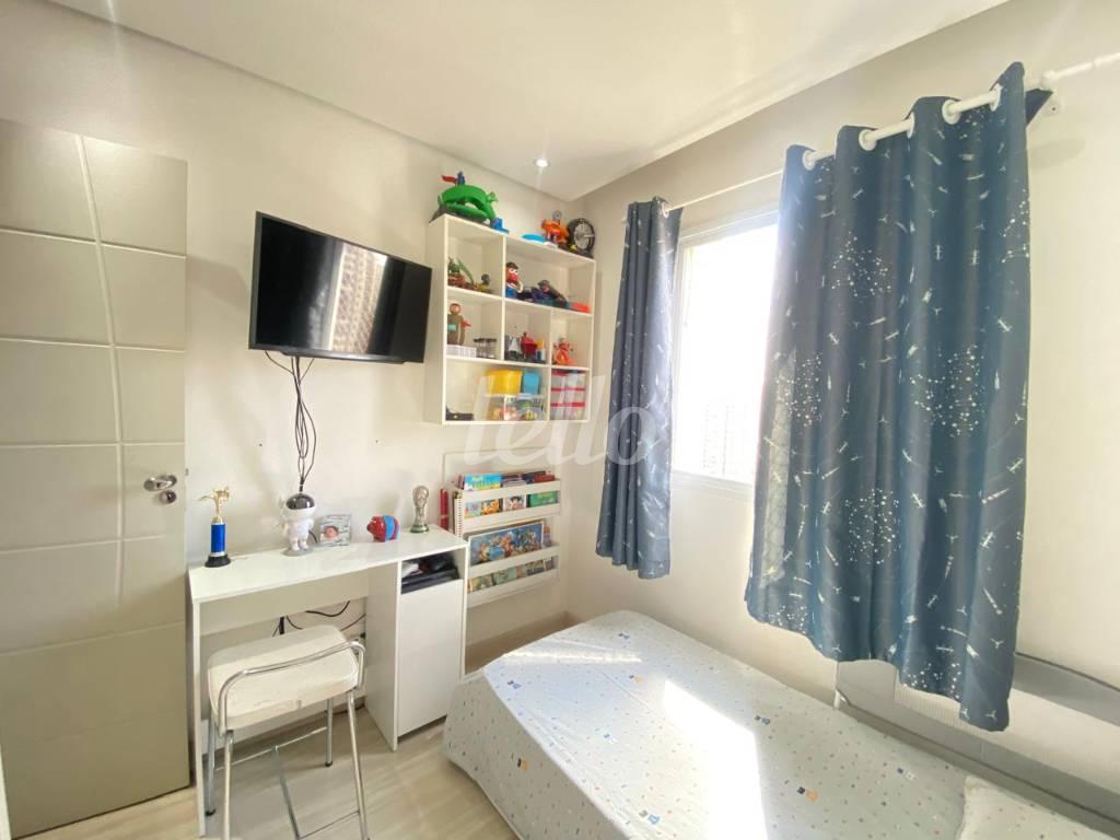 DORMITÓRIO de Apartamento à venda, Padrão com 58 m², 2 quartos e 1 vaga em Vila Gomes Cardim - São Paulo