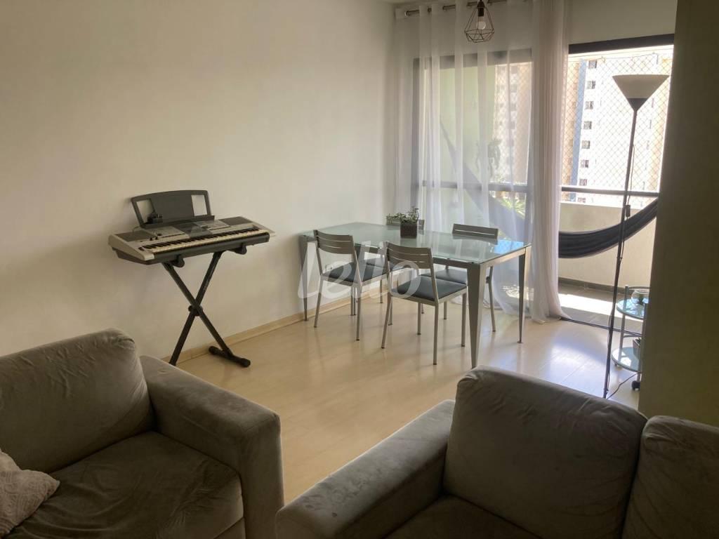 SALA de Apartamento à venda, Padrão com 78 m², 3 quartos e 2 vagas em Alto da Moóca - São Paulo