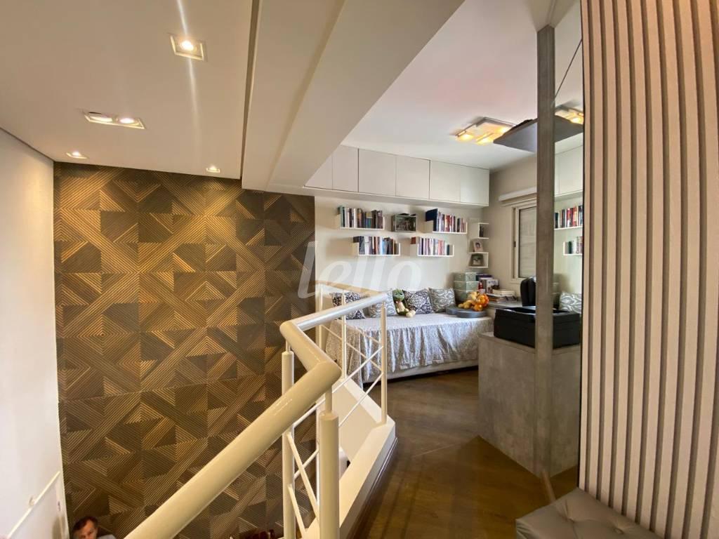 DORMITÓRIO de Apartamento à venda, Padrão com 70 m², 2 quartos e 2 vagas em Vila Gomes Cardim - São Paulo