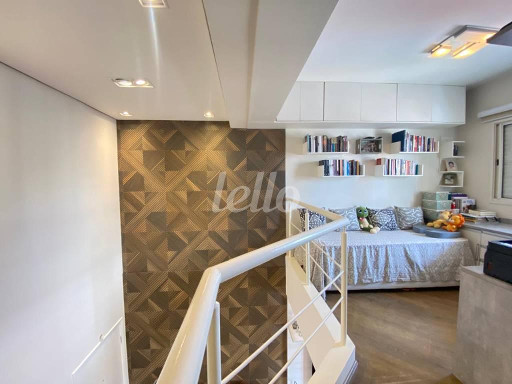 DORMITÓRIO de Apartamento à venda, Padrão com 70 m², 2 quartos e 2 vagas em Vila Gomes Cardim - São Paulo