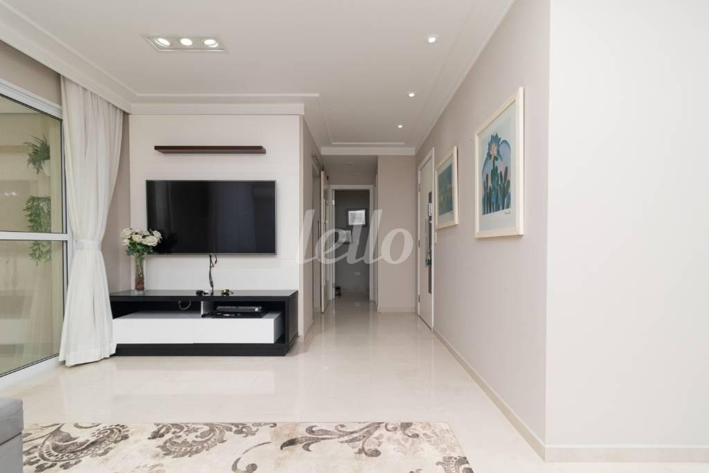 SALA de Apartamento à venda, Padrão com 141 m², 4 quartos e 3 vagas em Vila Regente Feijó - São Paulo