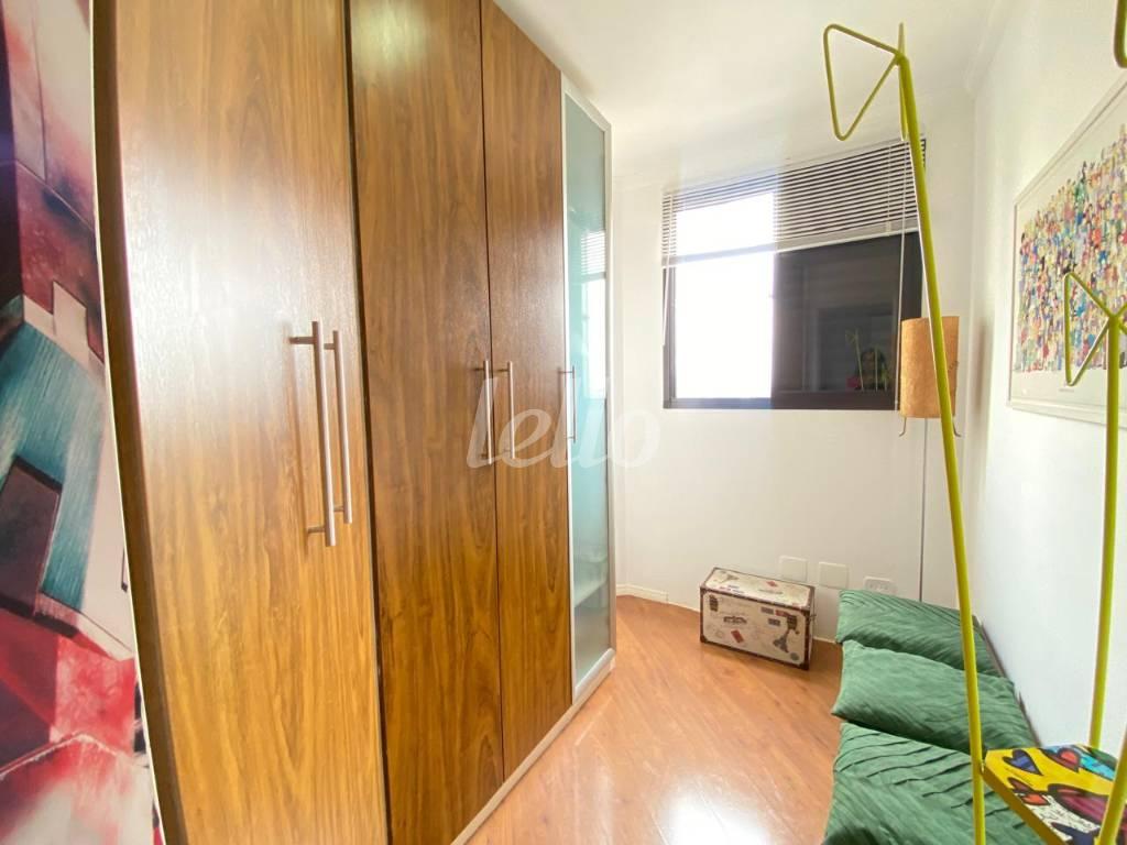DORMITÓRIO de Apartamento à venda, Padrão com 74 m², 3 quartos e 1 vaga em Tatuapé - São Paulo