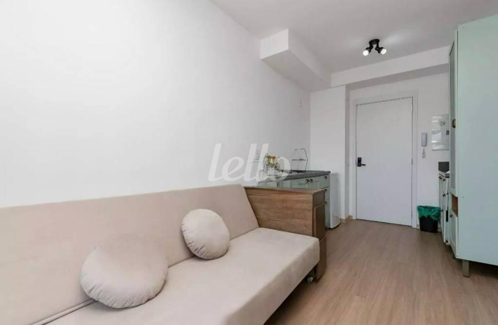 SALA de Apartamento para alugar, Padrão com 28 m², 1 quarto e em Brooklin Paulista - São Paulo