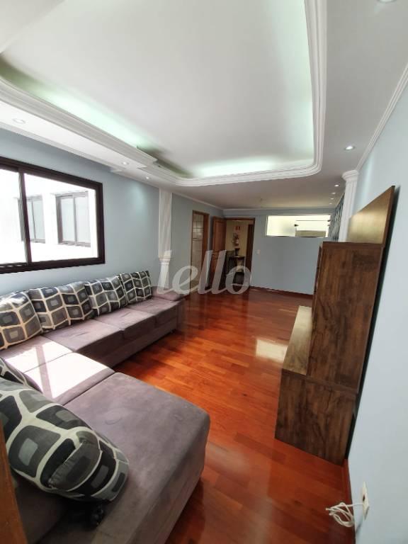 SALA de Apartamento à venda, Padrão com 95 m², 3 quartos e 2 vagas em Campestre - Santo André