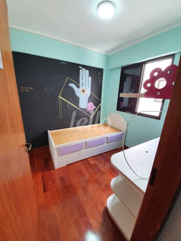 DORMITÓRIO de Apartamento à venda, Padrão com 95 m², 3 quartos e 2 vagas em Campestre - Santo André