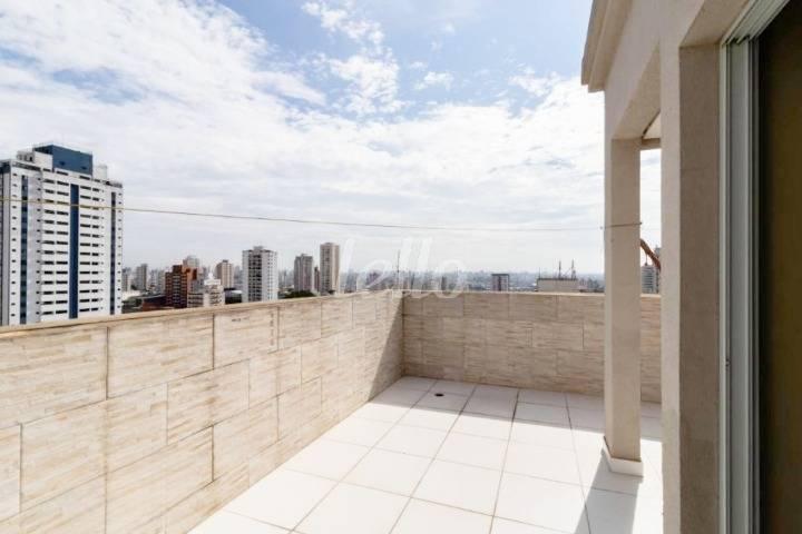 TERRAÇO de Apartamento à venda, cobertura - Padrão com 110 m², 3 quartos e 2 vagas em Ipiranga - São Paulo