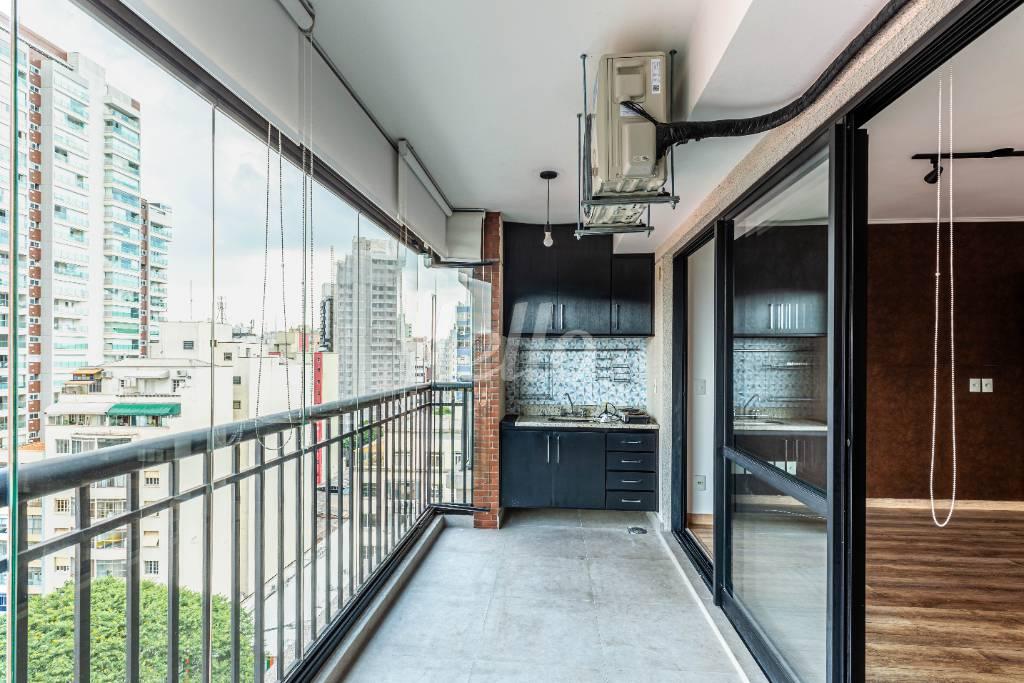 COZINHA de Apartamento para alugar, Padrão com 42 m², 1 quarto e 1 vaga em Bela Vista - São Paulo