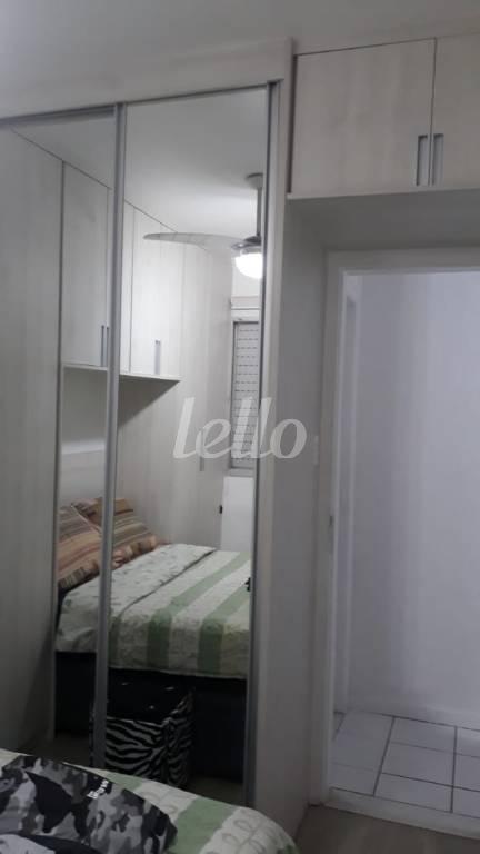 DORMITÓRIO de Apartamento à venda, Padrão com 40 m², 1 quarto e 1 vaga em Belenzinho - São Paulo