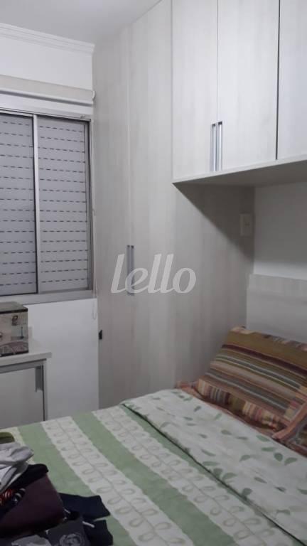 DORMITÓRIO de Apartamento à venda, Padrão com 40 m², 1 quarto e 1 vaga em Belenzinho - São Paulo