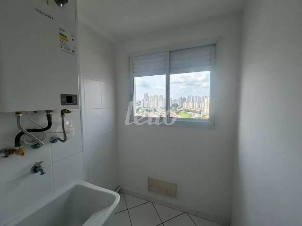 AREA DE SERVIÇO de Apartamento para alugar, Padrão com 65 m², 2 quartos e 1 vaga em Jardim Três Marias - São Bernardo do Campo