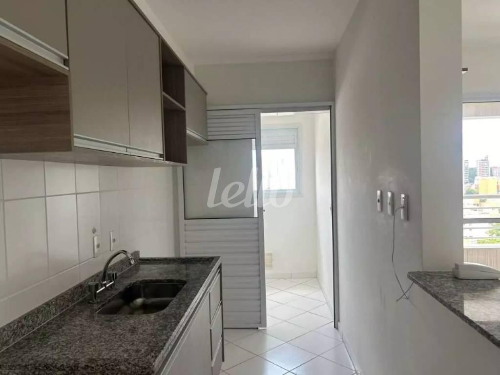 COZINHA de Apartamento para alugar, Padrão com 65 m², 2 quartos e 1 vaga em Jardim Três Marias - São Bernardo do Campo
