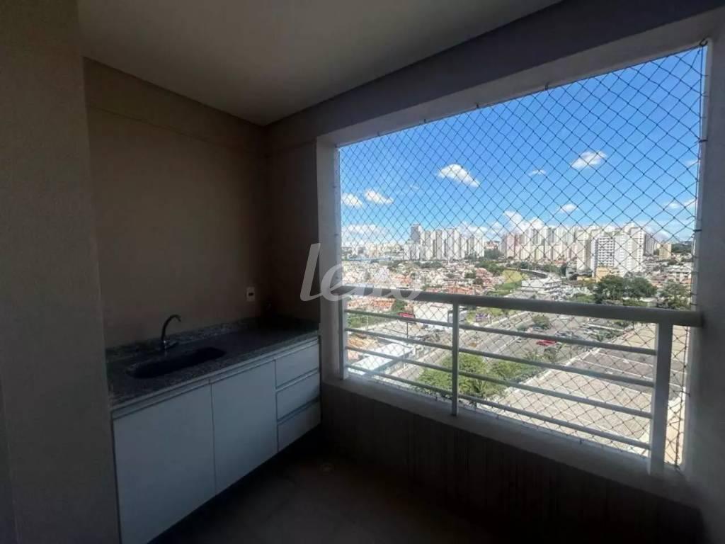 VARANDA de Apartamento para alugar, Padrão com 63 m², 2 quartos e 1 vaga em Jardim Três Marias - São Bernardo do Campo