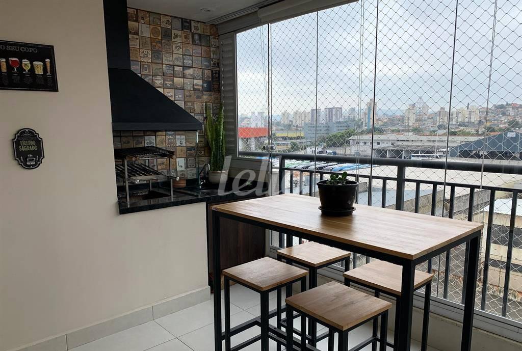 VARANDA GOURMET de Apartamento à venda, Padrão com 80 m², 2 quartos e 2 vagas em Vila Guilherme - São Paulo