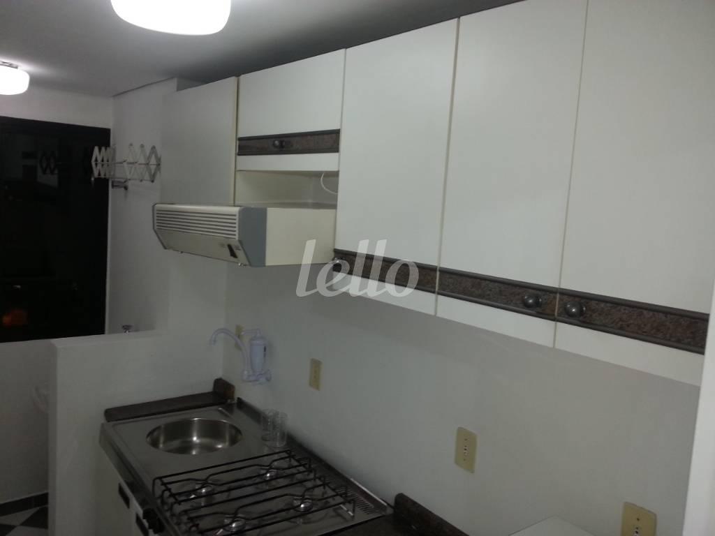 COZINHA de Apartamento à venda, Flat com 57 m², 2 quartos e 1 vaga em Pinheiros - São Paulo
